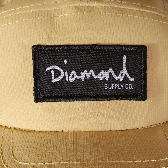 Diamond Supply Co. Gold Snapback Trucker Cap - Picture 2 of 9